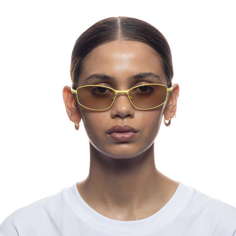 Le Specs Star Beam Matte Butter Uni-Sex Wrap Sunglasses | Eyewear Index