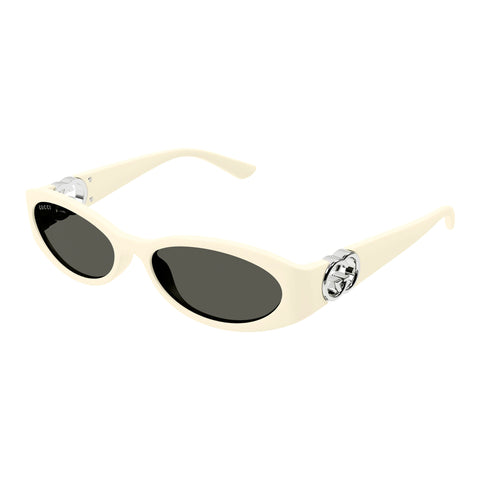 Gucci Gg1660s Ivory Female Round Sunglasses | Eyewear Index