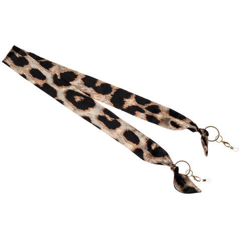 Le Specs Y2k Scarf Chain Leopard Female Unspecified Accessories | Eyewear Index