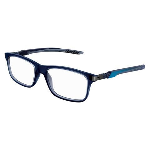 Puma Pu0362o Blue Male Rectangle Optical Frames | Eyewear Index