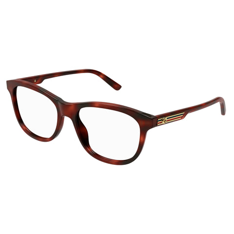 Gucci Gg1292o Havana Male Rectangle Optical Frames | Eyewear Index