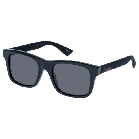 Gucci Gg0008s Black-Black Male D-Frame Sunglasses | Eyewear Index