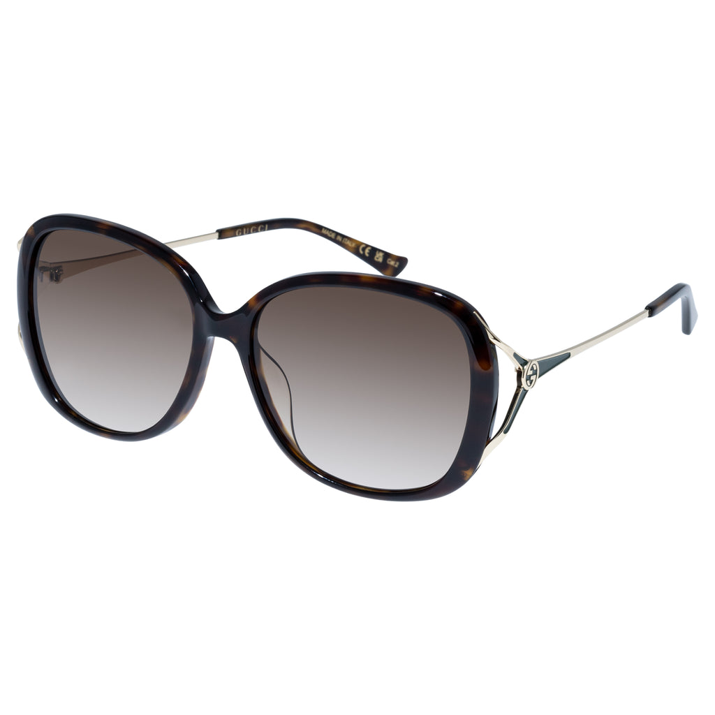 Gucci Women's Gg0649sk Tort Round Sunglasses | Eyewear Index