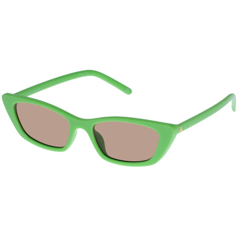 Aire Titania Lime Green Female Cat-Eye Sunglasses | Eyewear Index