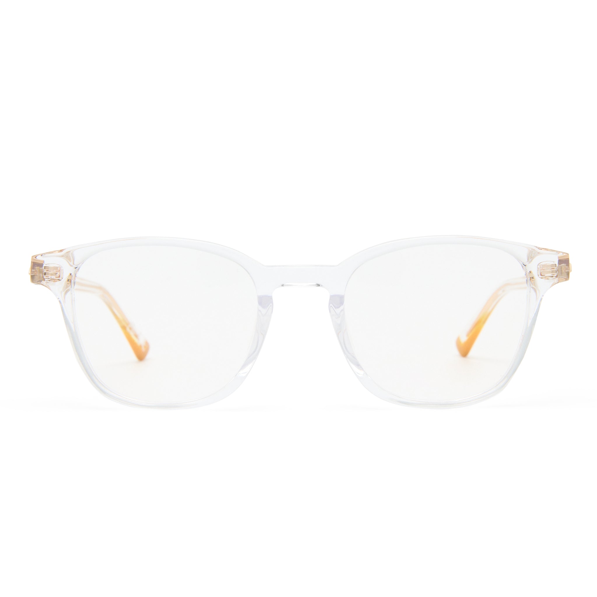 Le Specs Spectral 48 Clear Uni-Sex Round Optical Frames | Eyewear Index