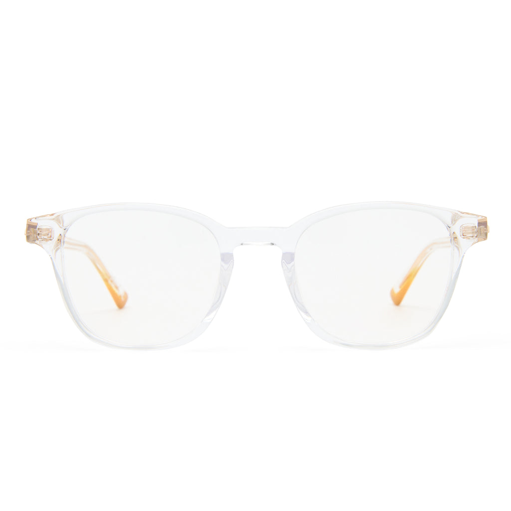 Le Specs Spectral 48 Clear Uni-Sex Round Optical Frames | Eyewear Index