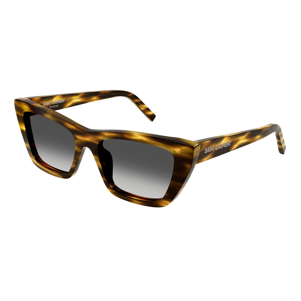 Saint Laurent Sl276mica Havana Female Cat-Eye Sunglasses | Eyewear Index