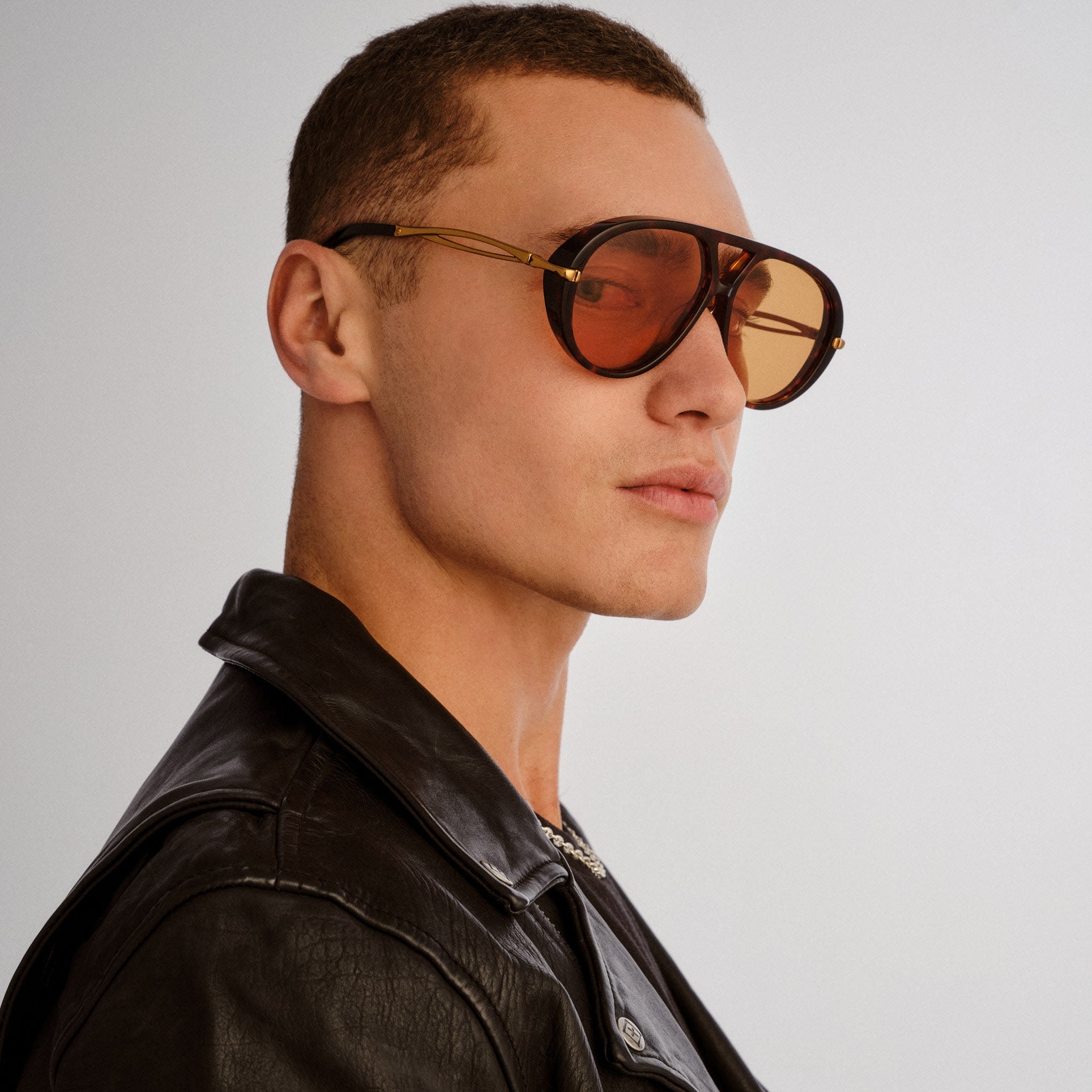 Ksubi The Kondor Old Skool Tort Uni-Sex Aviator Sunglasses | Eyewear Index