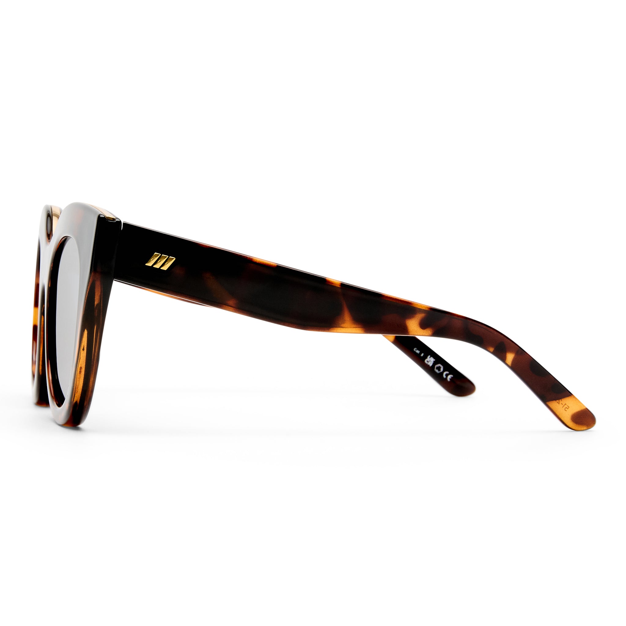 Le Specs Air Heart Tort Female Cat-Eye Sunglasses | Eyewear Index