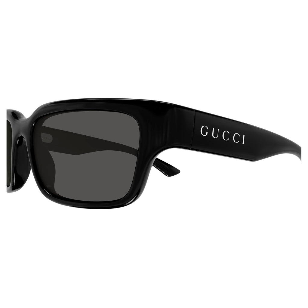 Gucci Gg2240s Black Male Rectangle Sunglasses | Eyewear Index
