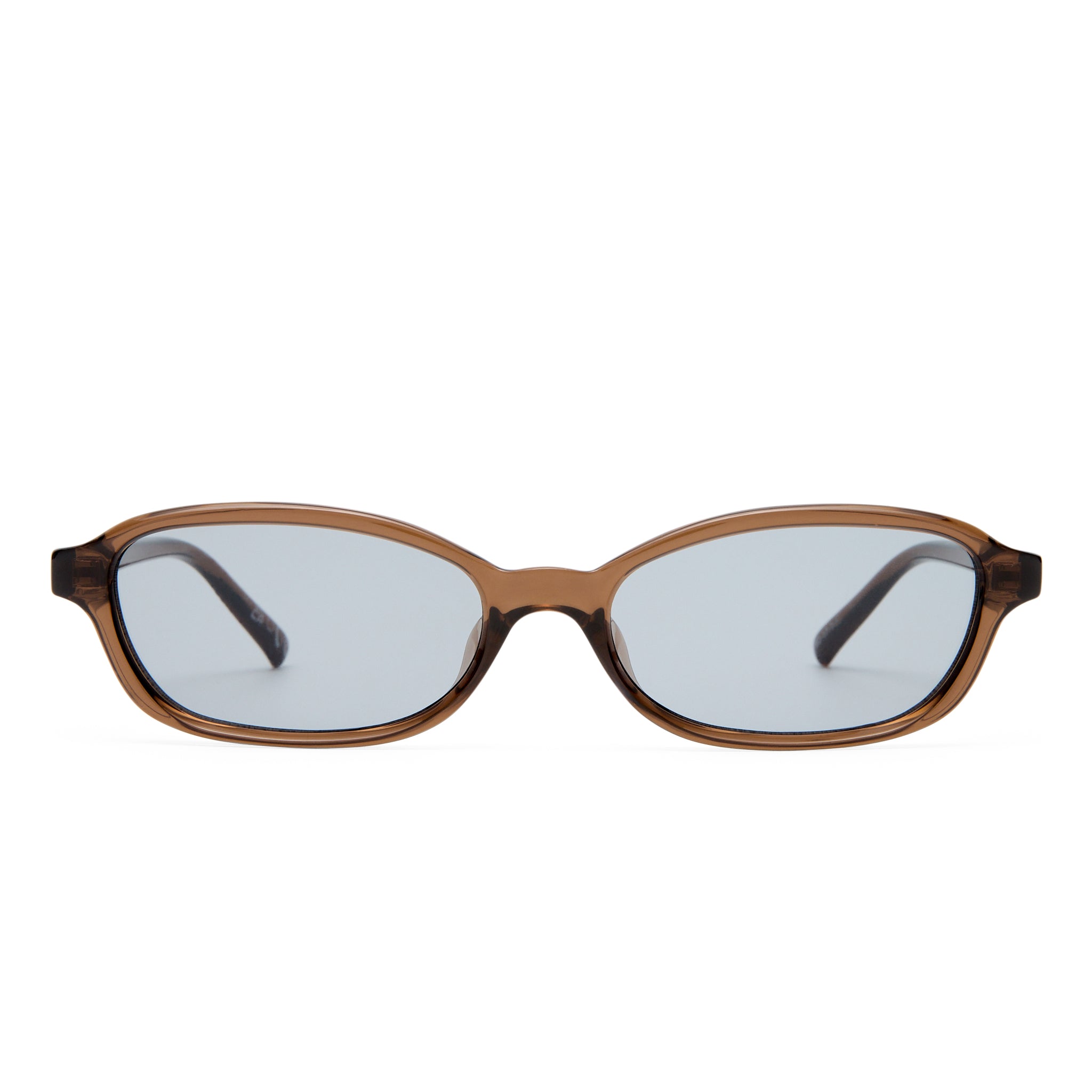 Le Specs Honey Pot Cocoa Female Rectangle Sunglasses | Eyewear Index