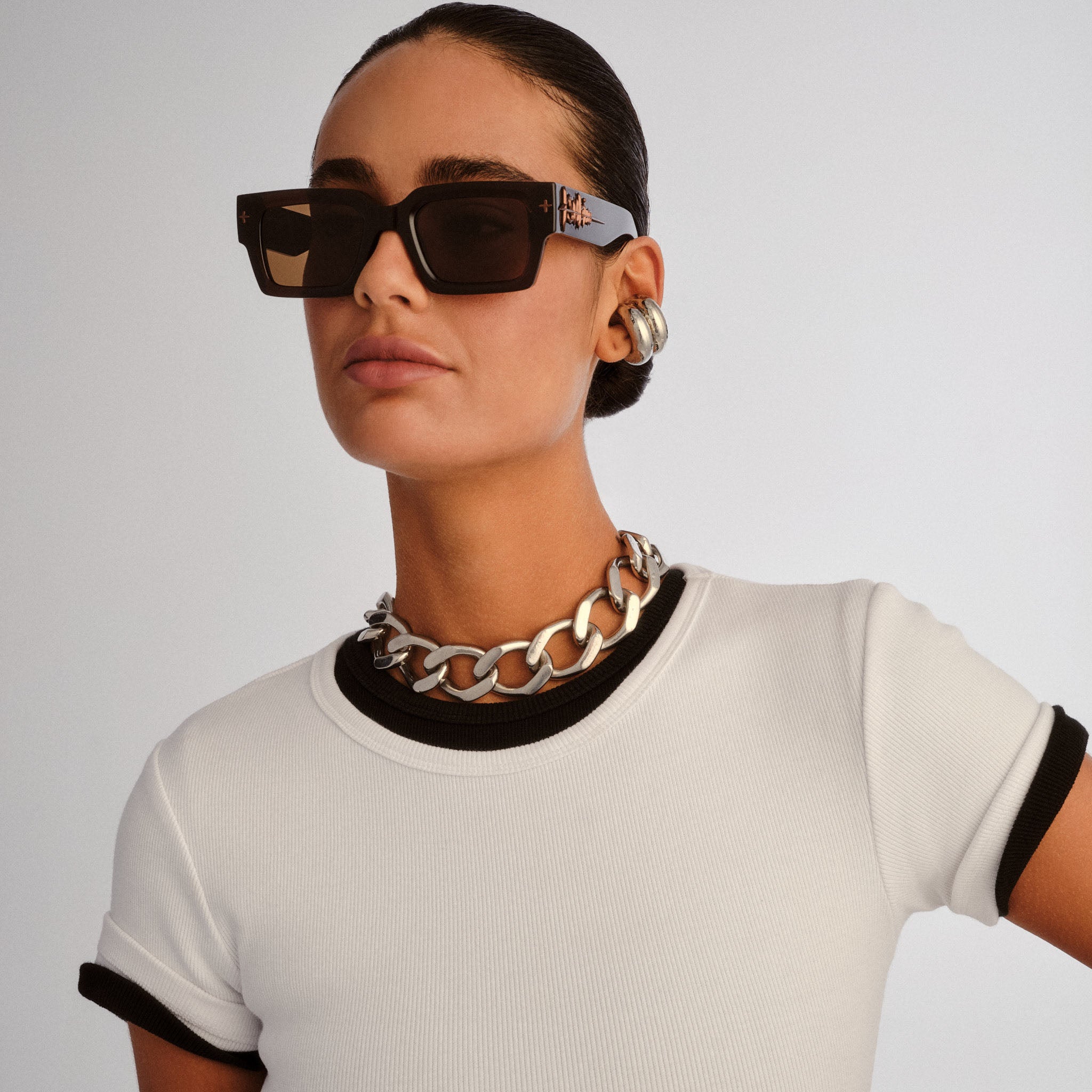 Ksubi The Kingy Tobacco Male D-Frame Sunglasses | Eyewear Index