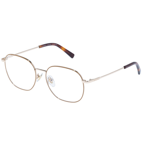 Oroton Aleena Gold Hazelnut Female Round Optical Frames | Eyewear Index