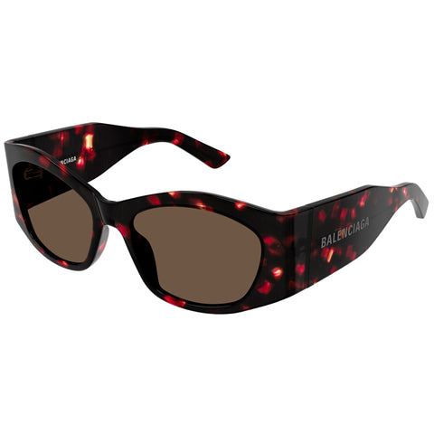 Balenciaga Bb0384s Black Uni-Sex Wrap Sunglasses | Eyewear Index