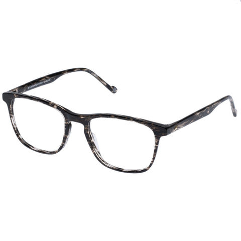 Le Specs Bio-Bueno Black Haze Uni-Sex D-Frame Optical Frames | Eyewear Index