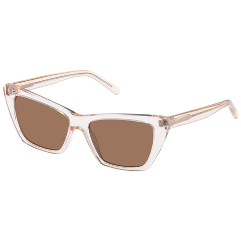 Oroton Aisha Sand Female Cat-Eye Sunglasses | Eyewear Index