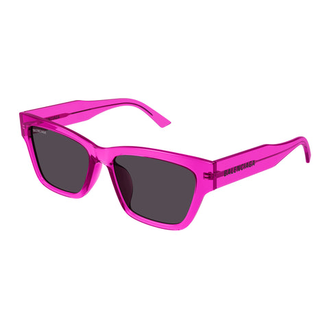 Balenciaga Bb0307sa Fuchsia Female Rectangle Sunglasses | Eyewear Index