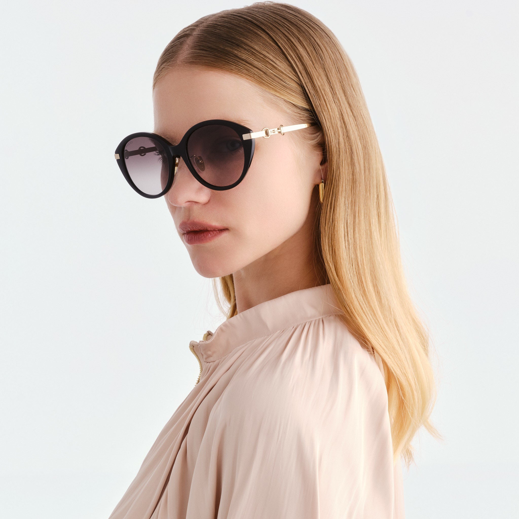 Gucci Gg2056sa Black Female Cat-Eye Sunglasses | Eyewear Index