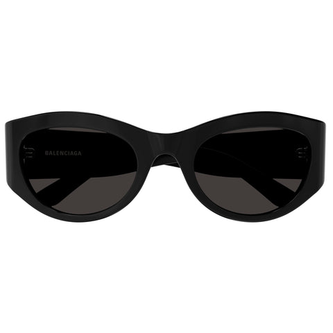 Balenciaga Bb0330sk Black Female Round Sunglasses | Eyewear Index