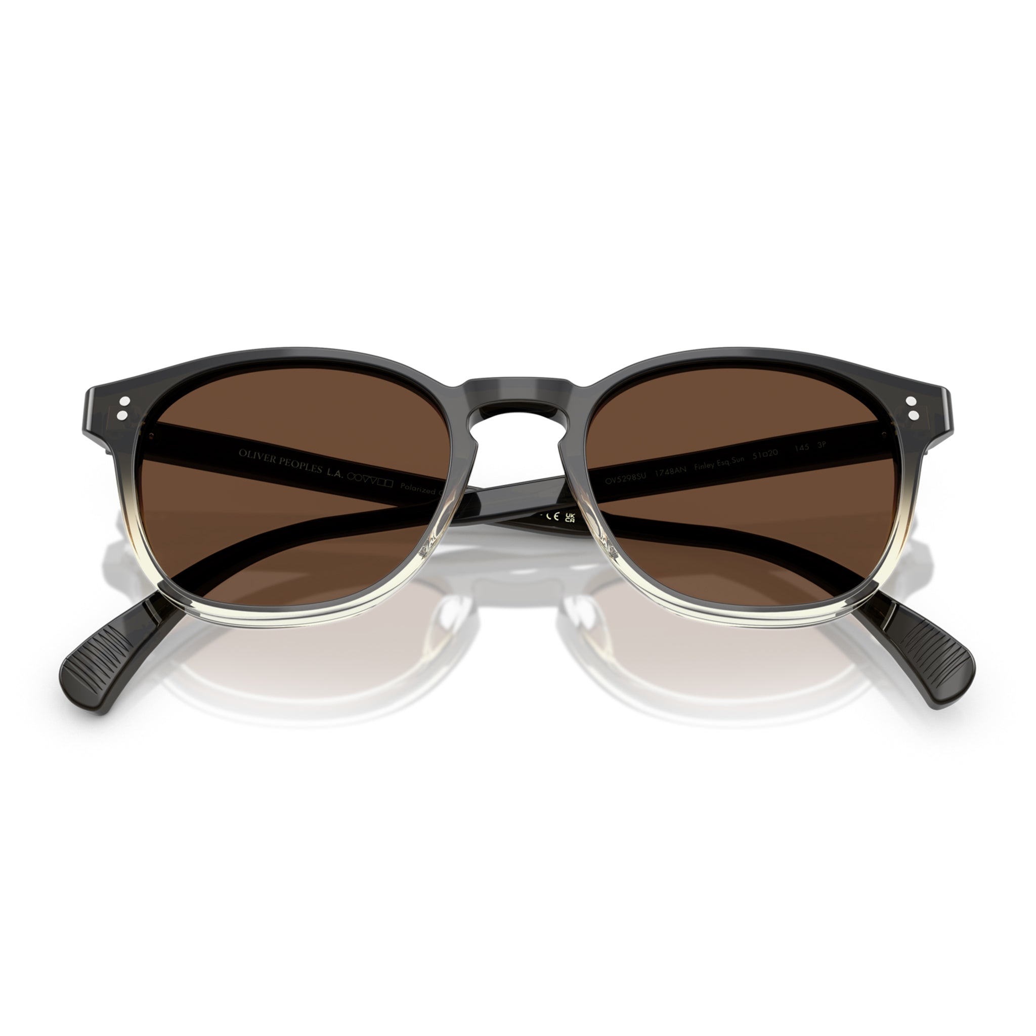 Oliver Peoples 5298su 1748an Finley Esq Sun Kona Gradient Uni-Sex Round Sunglasses | Eyewear Index