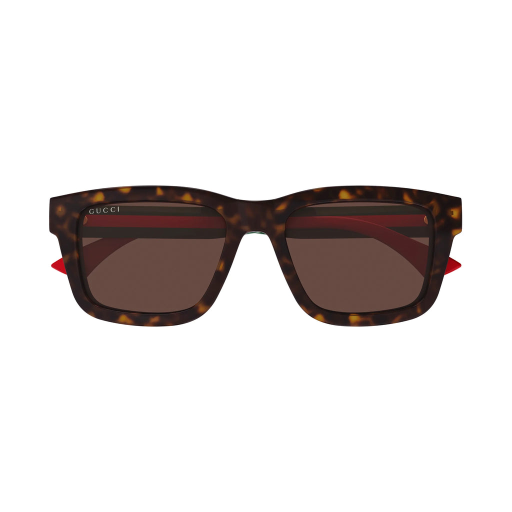 Gucci Gg1869s Havana Male Rectangle Sunglasses | Eyewear Index