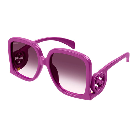 Gucci Gg1326s Fuchsia Female Square Sunglasses | Eyewear Index