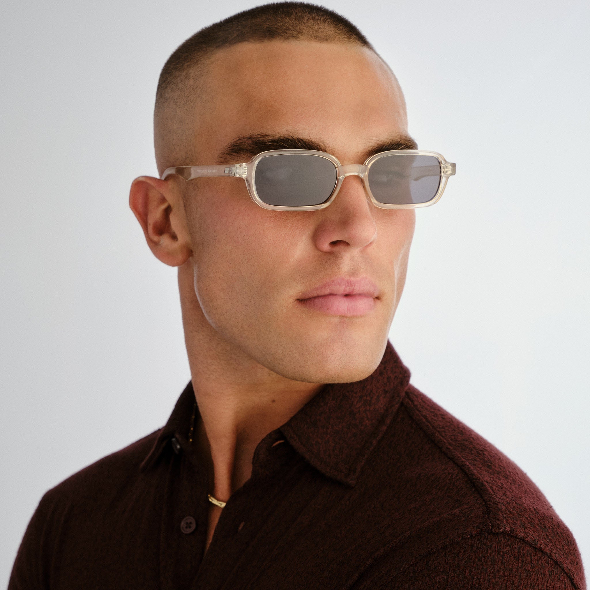 Le Specs Pilferer Pewter Uni-Sex Rectangle Sunglasses | Eyewear Index