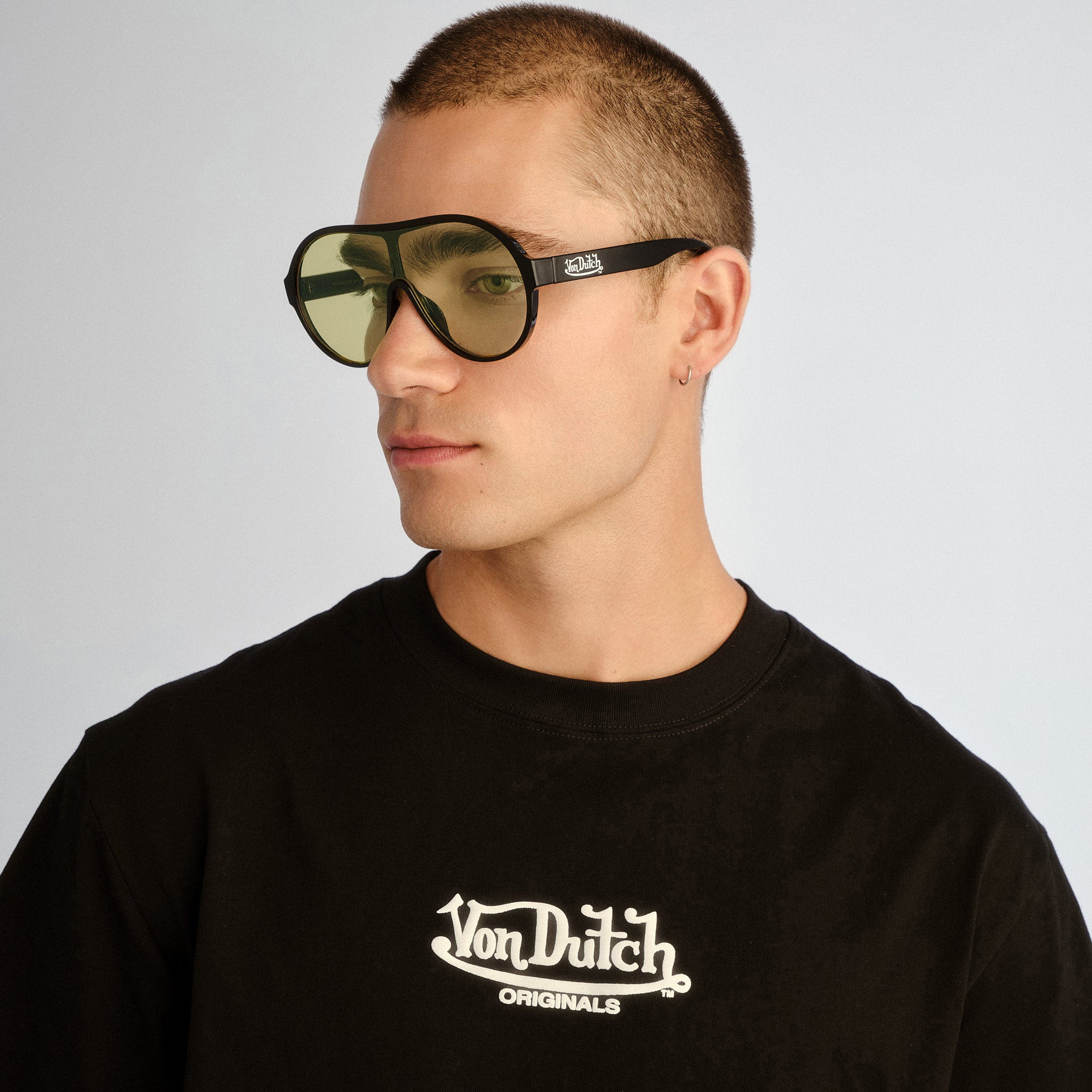 Aire Scandalous Black Uni-Sex Aviator Sunglasses | Eyewear Index