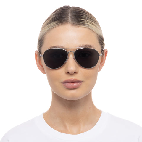 Cancer Council Acacia Silver Uni-Sex Aviator Sunglasses | Eyewear Index