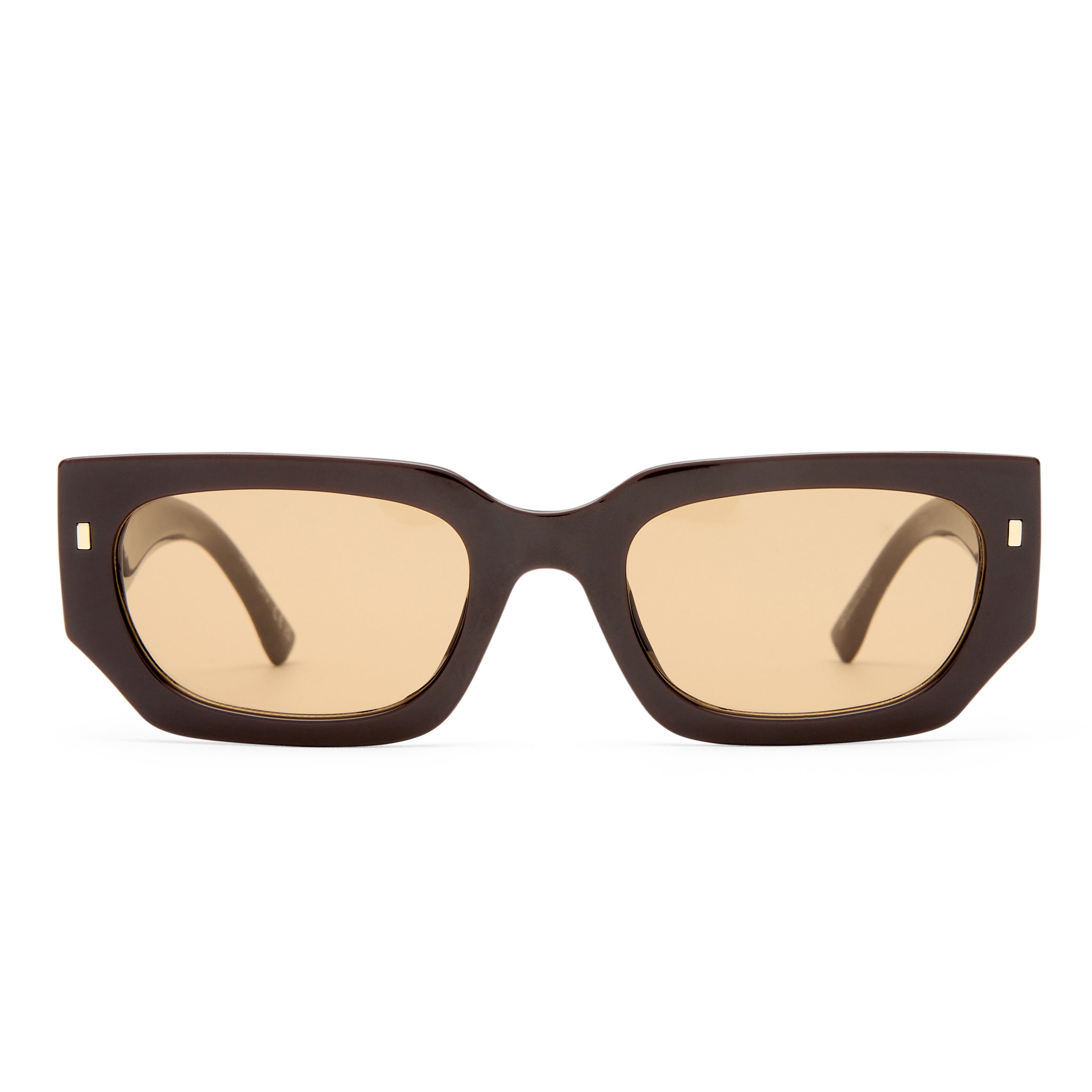 Aire Renegade Chocolate Uni-Sex Rectangle Sunglasses | Eyewear Index