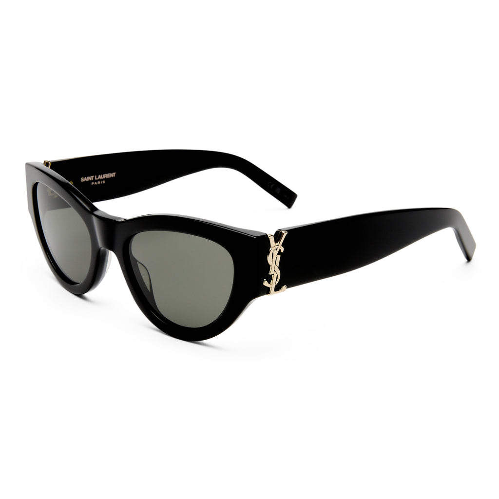 Saint Laurent Slm94 Black Female Cat-Eye Sunglasses | Eyewear Index