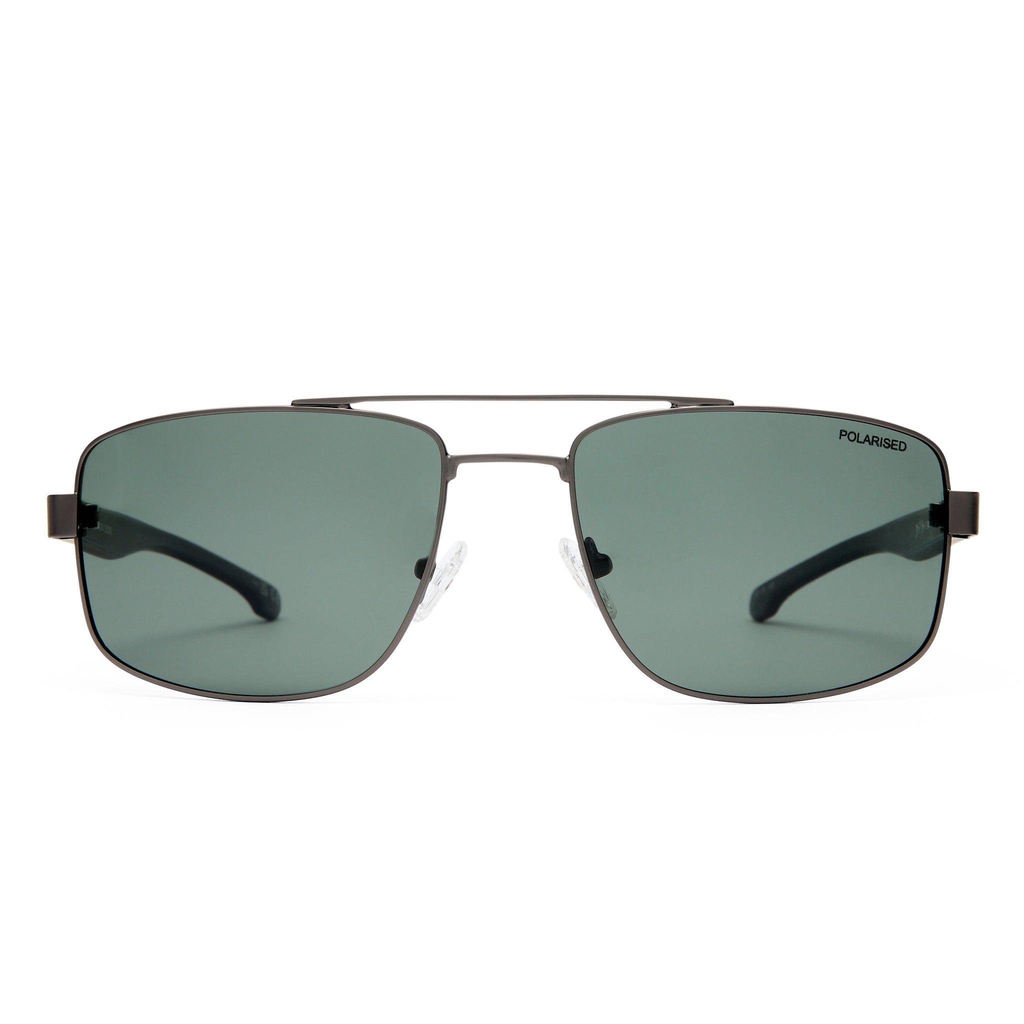Fish Harpoon Matte Gunmetal Charcoal Male Aviator Sunglasses | Eyewear Index