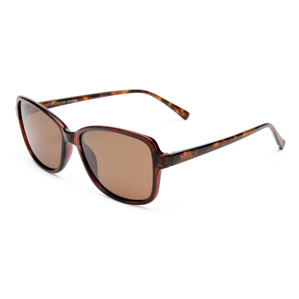 Cancer Council Shoalwater Toffee Brown Female Wrap Sunglasses | Eyewear Index
