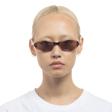 Le Specs Bamboozler Tort Uni-Sex Rectangle Sunglasses | Eyewear Index