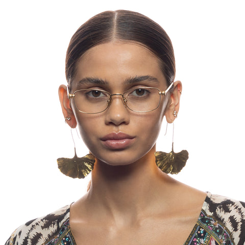 Camilla Matchy Matchy Soft Gold Female Rectangle Optical Frames | Eyewear Index