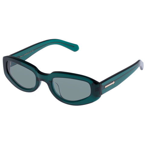 Karen Walker Rally Emerald Uni-Sex Wrap Sunglasses | Eyewear Index