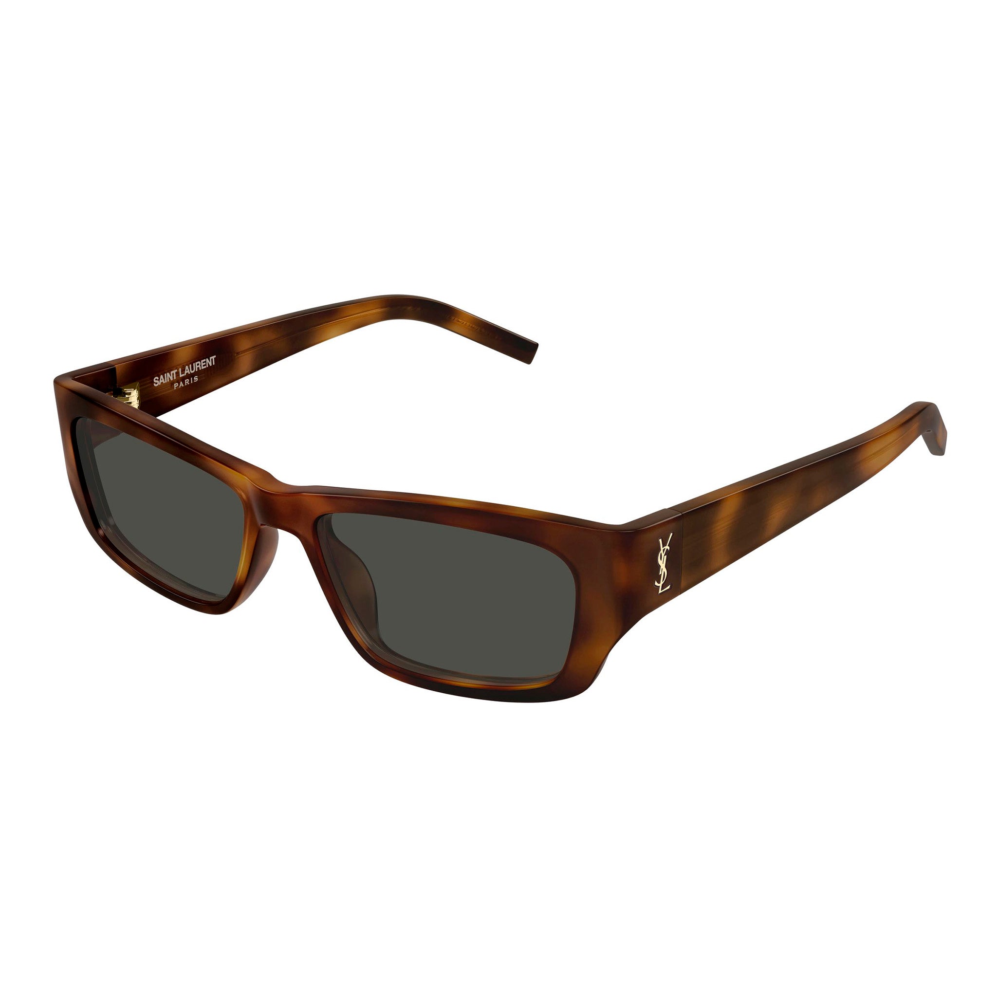 Saint Laurent Slm182fjazz Havana Female Rectangle Sunglasses | Eyewear Index