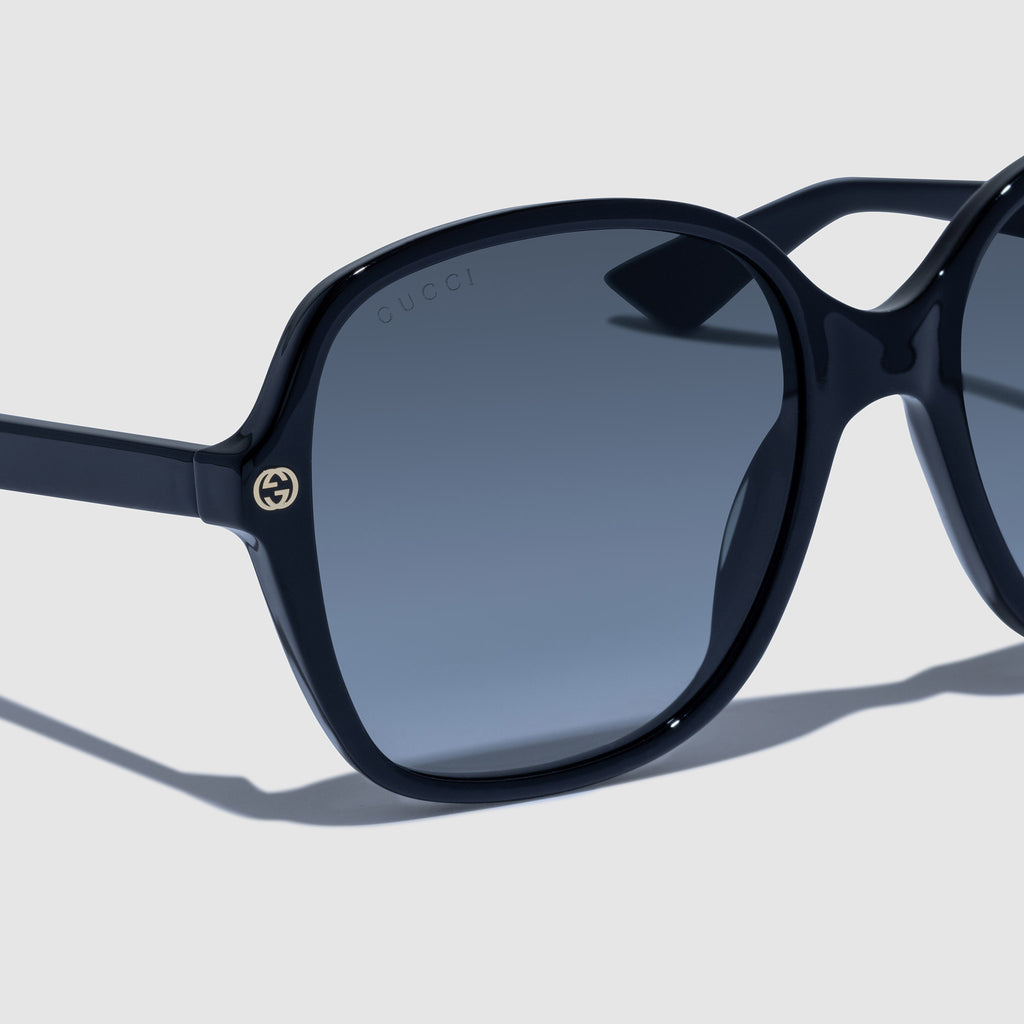 Gucci Gg0092s Black-Black Female Square Sunglasses | Eyewear Index