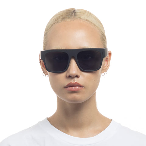 Cancer Council Gerroa Fitovers Black Rubber Uni-Sex D-Frame Sunglasses | Eyewear Index