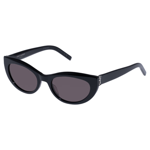 Saint Laurent Slm115 Black Female Cat-Eye Sunglasses | Eyewear Index