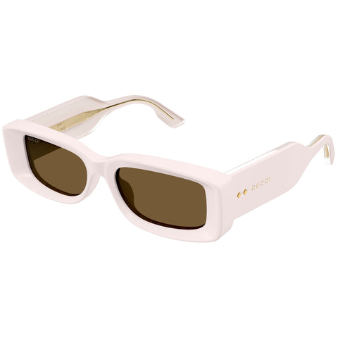 Gucci Gg1528s Ivory Female Rectangle Sunglasses | Eyewear Index