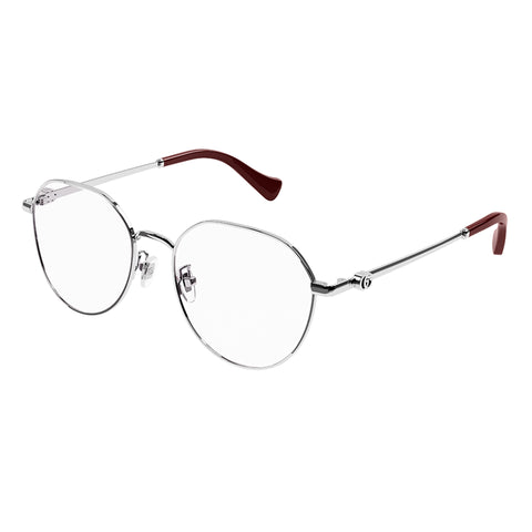 Gucci Gg1145o Silver Female Round Optical Frames | Eyewear Index