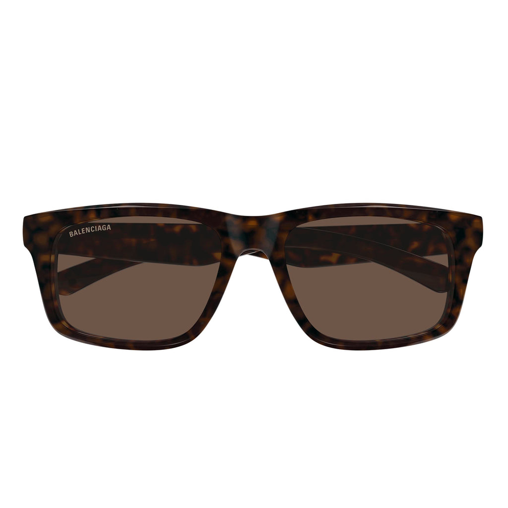 Balenciaga Bb0469sa Havana Male Rectangle Sunglasses | Eyewear Index