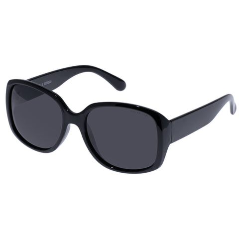 Cancer Council Jewells Black Female Wrap Sunglasses | Eyewear Index