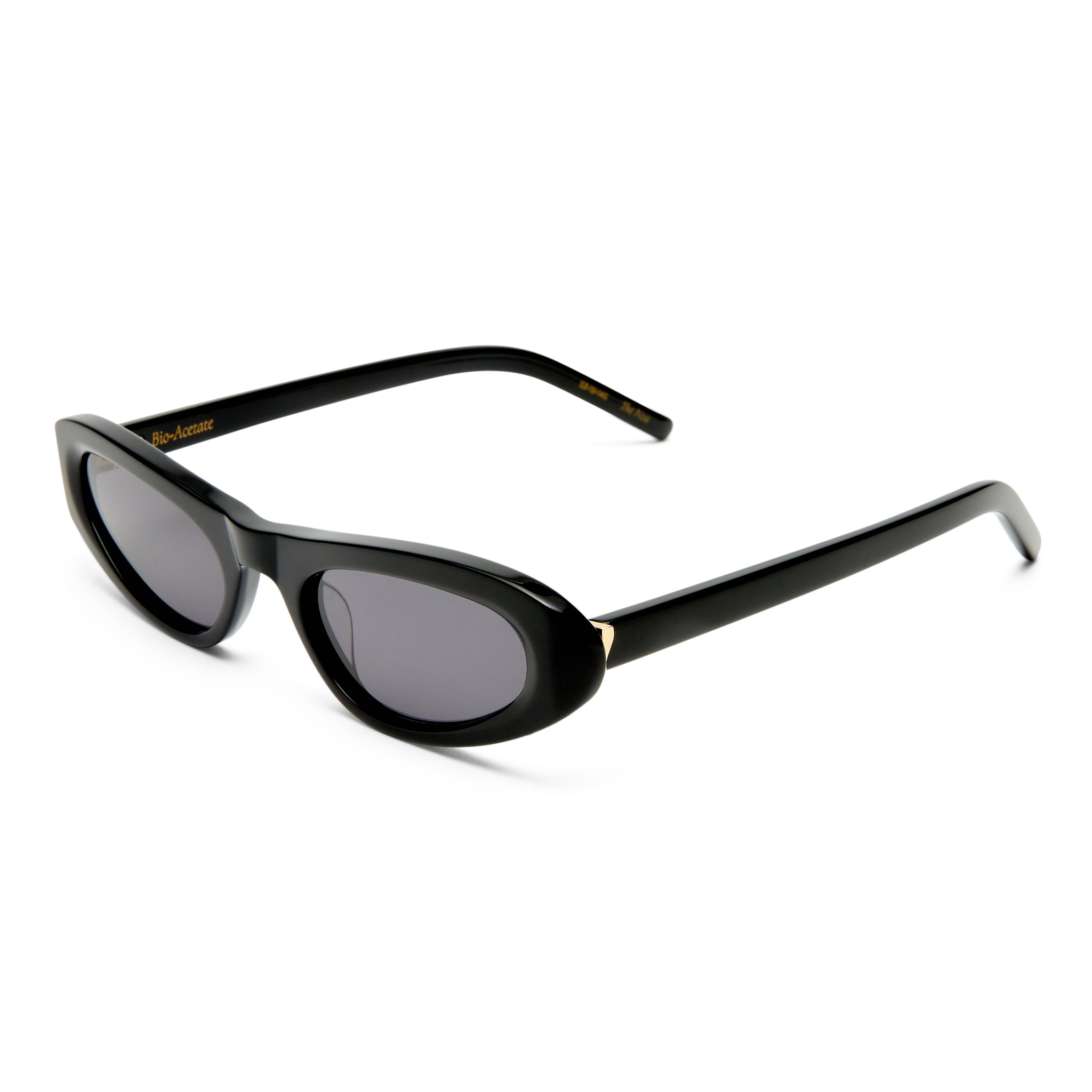 Luv Lou The Noa Black Female Cat-Eye Sunglasses | Eyewear Index