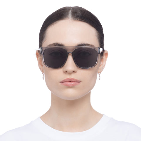 Aire Eris Steel Uni-Sex Square Sunglasses | Eyewear Index