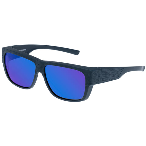 Cancer Council Natone Fitovers Matte Navy Male D-Frame Sunglasses | Eyewear Index