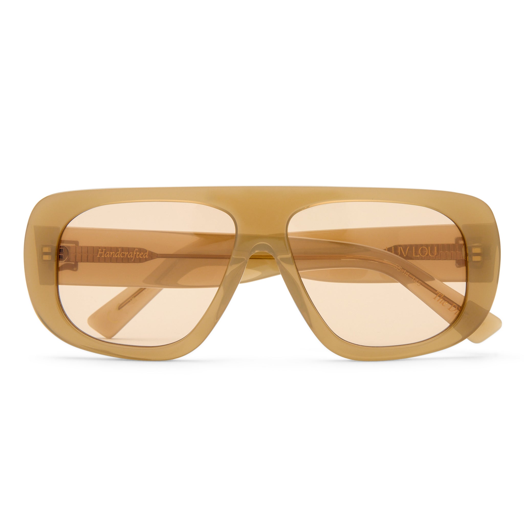 Luv Lou The Dionne Clay Female Aviator Sunglasses | Eyewear Index