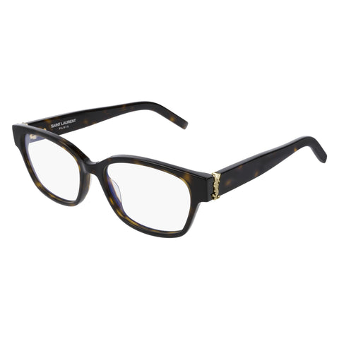 Saint Laurent Slm35 Havana Female Rectangle Optical Frames | Eyewear Index