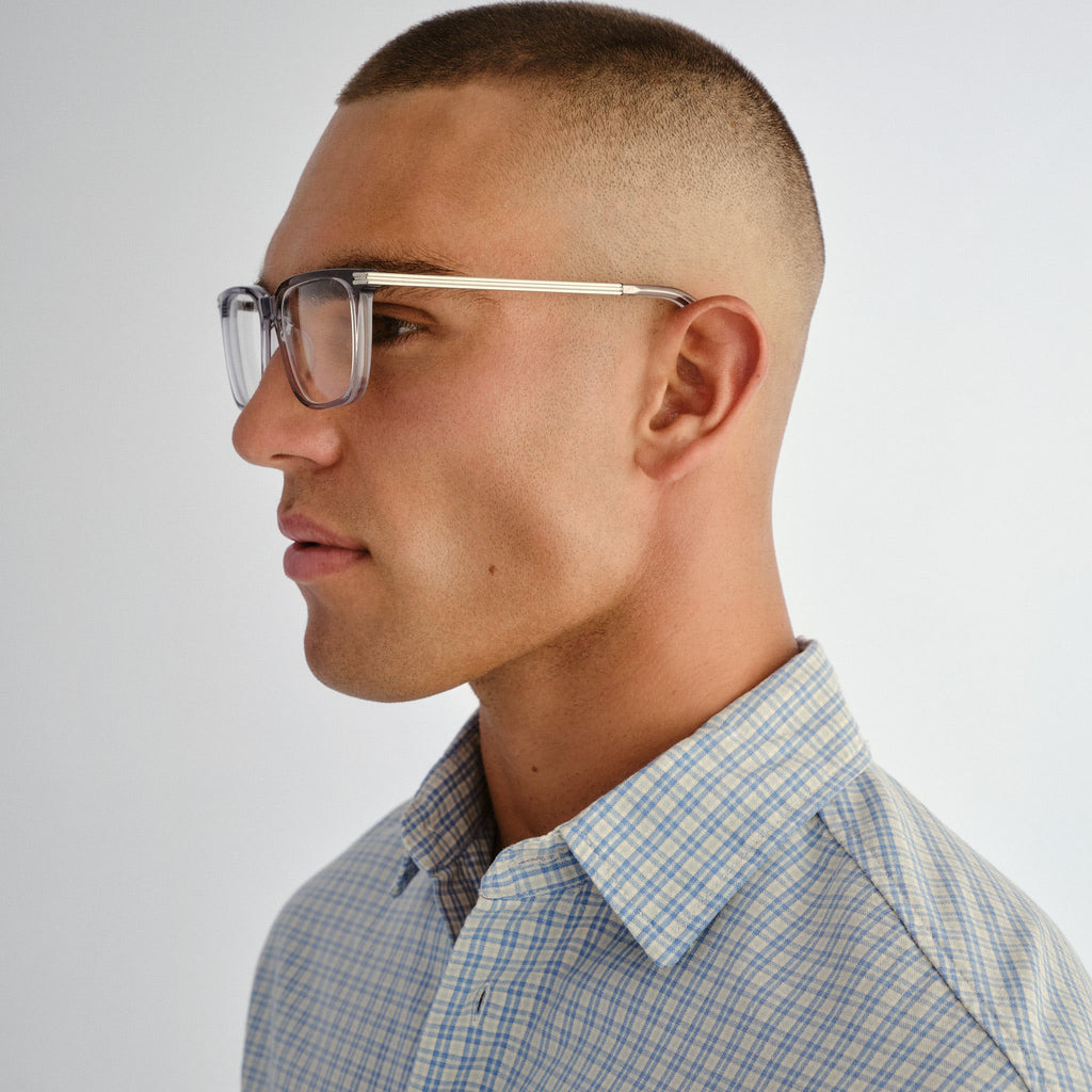 Le Specs Offline Smoke Uni-Sex D-Frame Optical Frames | Eyewear Index